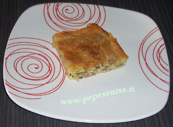 SFOGLIATA DI ZUCCHINE (SPANAKOPITA)